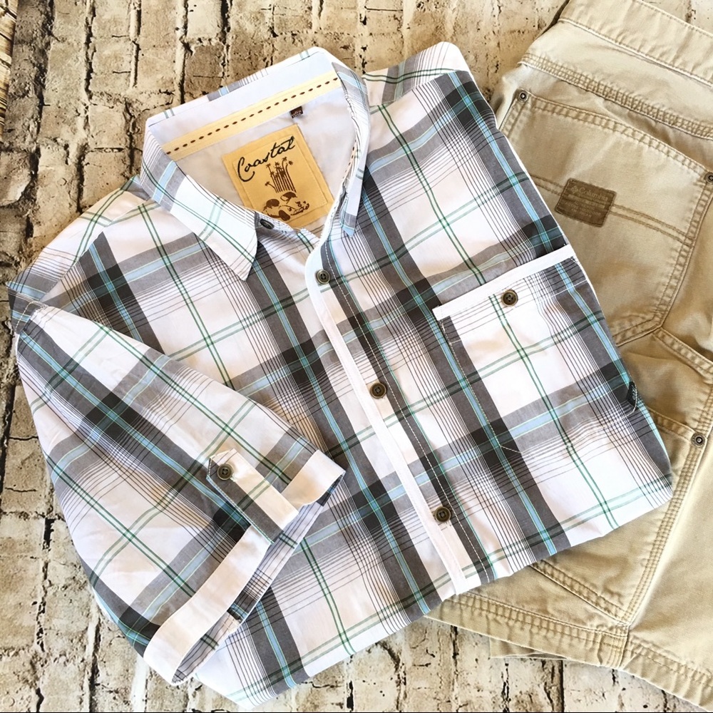 Coastal Plaid button down